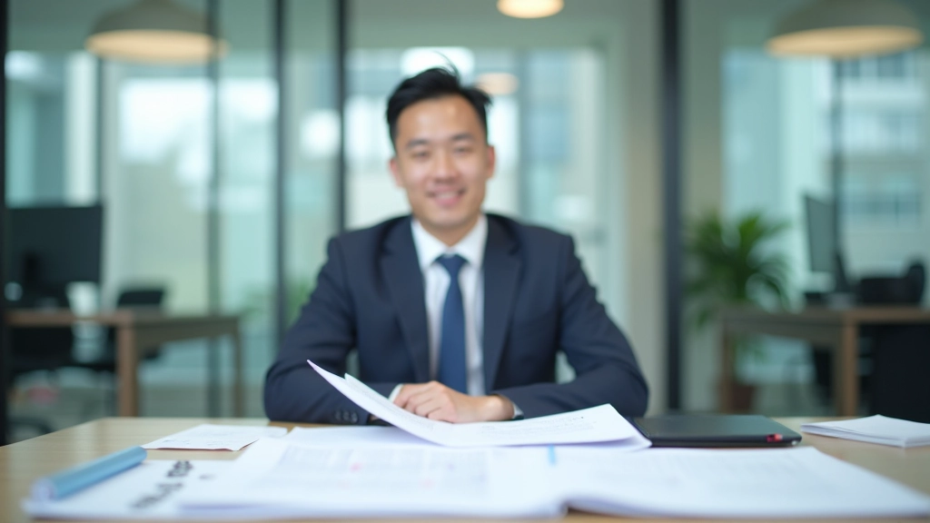 Strategic planning and prioritization materials on a manager's workspace